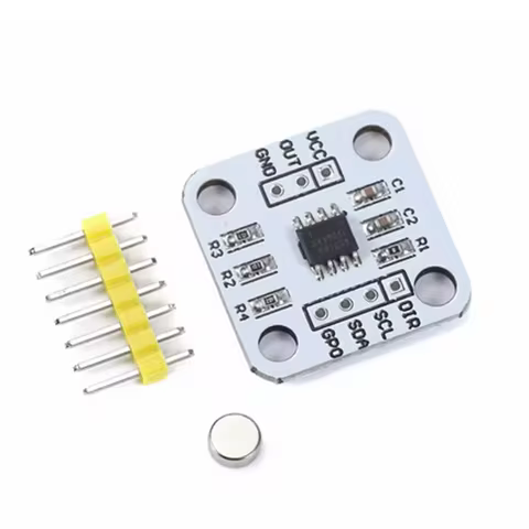 1-10pcs AS5600 magnetic encoder magnetic induction angle measurement sensor module 12bit high precis