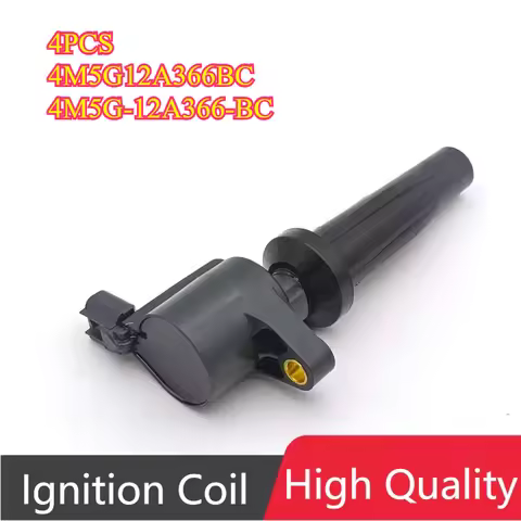 4Pcs 4M5G12A366BC Ignition Coil For Ford C-MAX Focus Galaxy Mondeo S-MAX Transit Mazda 3 Volvo S40 C