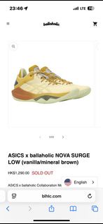 Ballaholic x ASICS Nova Surge low