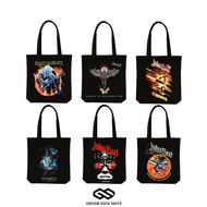 Grunge Inspiration Totebag – Black Canvas Zipper Bag