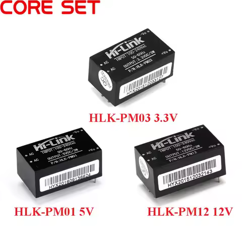 5V 600mA (3W) Isolated Switching Power Supply 220V Adjustable Step-Down HLK-PM01 HLK-PM03 HLK-PM12 S