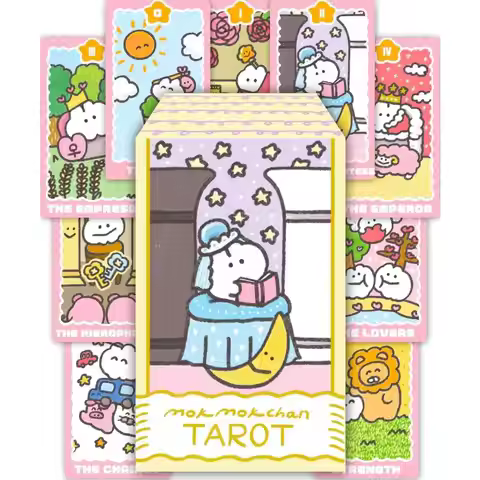 12x7 cm Mokmok Chan Tarot 78 Pcs Cards Tarot Deck