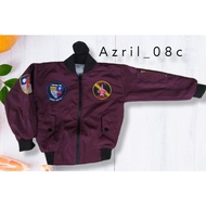 Jacketbomberanakhodi red maroon without hat 9 months-4,5 years