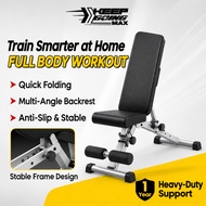 [READY STOCK] EBUY DUMBBELL CHAIR GYM BENCH (Adjustable Bench Fitness Sit Up Workout Bench)