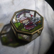 【老時光 OLD-TIME】早期日本彩繪玻璃珠寶盒
