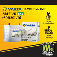 [Installation Provided] Varta M42L M42R 60B20L 60B20R EFB Auto Start Stop Battery Bateri Kereta New 