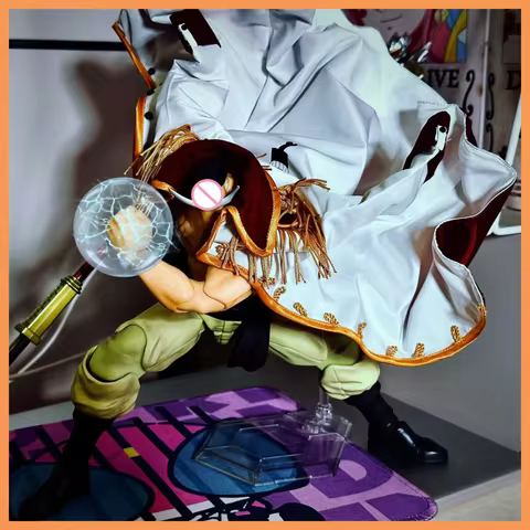 Handmade Classic Japanese Anime Character White Bearded Cloak 24.5cm Windbreaker Clothing Accessorie