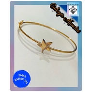 Kadar Gold Bracelet 375 Weight + / - 1.97 Gram Diameter 5.4 cm