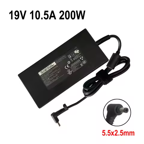 200W Power Supply for Chicony 19V 10.5A A11-200P1A Ac Adapter for Clevo P650HP P650RG P670RG P671RG 