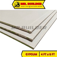 MR.BUILDER 4ft x 8ft Gypsum Board 9mm 12mm Partition Wall Smooth Lightweight Dinding Office Rooms