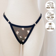 COVER PRODUCT NAME CK111 - sexy lace thong - pretty floral lace panties - KELLYWANG