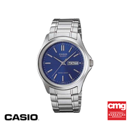 CASIO นาฬิกาข้อมือ CASIO รุ่น MTP-1239D-2ADF วัสดุสเตนเลสสตีล สีน้ำเงิน