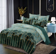 Gilded Lines 6 Colors Duvet Cover Queen King Full Double Single(8 Size) Set 23pcs Bedding Duvet Cover Set