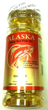 2 x Alaska Deep Sea Omega-3 Fish Oil/EPA/DHA 100 Sgel Good Product quality!!