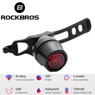 ROCKBROS bicycle light taillight waterproof night riding warning light mountain bike road bike bicycle light portable rechargeable