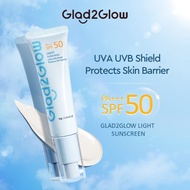 【Flash Sale】Glad2Glow Sunscreen Gel SPF50 PA+++ 30g | Matte finish | Prevent sun darkening | Dihanta