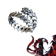 Anime Tokyo Ghoul Ring Kaneki Ken Cosplay Metal Centipede Rings Prop Unisex Adjustable Accessories Jewelry Gift