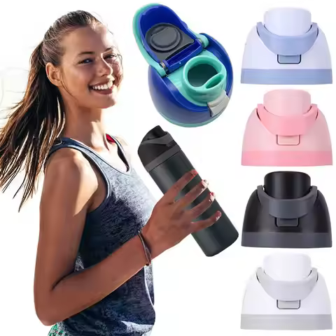 Thermos Cup Lid For Owala Freesip 16/24/32/40oz Cover One Button Water Bottle Top Lid No Leakage Fit