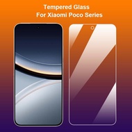 Compatible For Xiaomi Poco F7 F6 F5 C50 M5 M5s C40 F4 F3 X4 M4 Ultra Pro NFC GT 5G Clear Tempered Gl