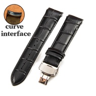 22mm 23mm 24mm Genuine Leather strap Curved End Watch band For Tissot 1853 COUTURIER T035627A T035407A T035439 Men's bracelet