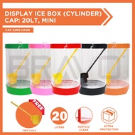 JUH HANN Balang air 20 liter balang air pasar malam bekas air pasar malam balang air bulat balang air display ice box