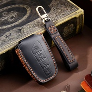 Hyundai IX45Hyundai Hyundai Tucson Elantra Verna SantaFe ix35 i45 Key Leather Case Key Ring Key Case