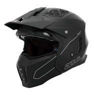 Gille Helmet YM-926 SQUADRON Plain Motorcycle Helmets Modular Full Face Convertible Half Face