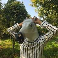Jiuding cosplay Horse Head Mask Horse Head Man Headgear Mask Dog Horse Jun Mask Environmentally Frie