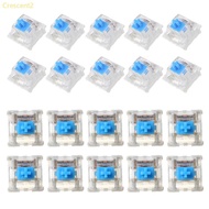 Crescent2 Blue White Switches 3 Pins 60g Force for MX Mechanical Keyboard Switch 10 Pieces