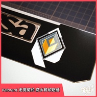 Valorant empowers waterproof transfer stickers, car stickers, VCT ranking and rank computer stickers