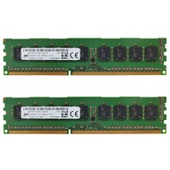 Mircon RAM DDR3L 16GB (2X8GB) 1600MHz Workstation Memory 1.35V 240Pin ECC UDIMM 8GB 2Rx8 PC3L-12800E ECC Unbuffered Memory