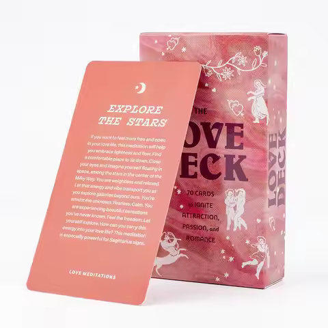 The Love Deck Cards 70Pcs Tarot Cards English Visions Divination Edition Deck For Parties Precogniti