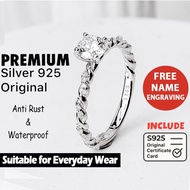 THE MATCHES STORE 925 Sterling Silver - Mya Twisted silver 925 original silver ring cincin silver 925 original perempuan
