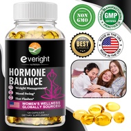 Menopause Capsules for Women Hormone Balance, Night Sweats, Disturbed Sleep, Mood -Herbal Supplement