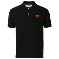 T-SHIRT PLY CDG PREMIUM LOGO EMBROIDERY BRANDED PLAY CDG T-SHIRT COTTONPOLO
