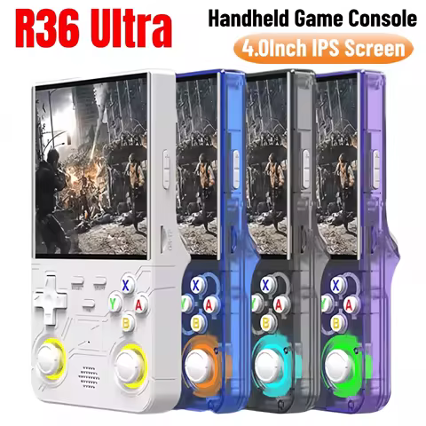 R36S Retro R36 Ultra Handheld Video Game Console IPS Screen 128GB Games Portable Pocket Player Linux