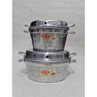 CROCODILE BRAND Aluminium Cake Pot / Periuk Bakar /Acuan Kuih / Acuan Bengkang / Bingka Pandan /Acuan Kek Bakar /Loyang