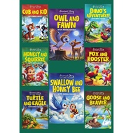 ANIMALS STORY FOR LITTLE CHILDREN ..... WITH MORAL VALUES (MIND TO MIND) 1SET= 8BOOKS
