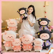 ELEGANT Plush Llama Dolls, Fluffy Flower Alpaca Plush Toys, Decorations Cute Cartoon Soft Stuffed An