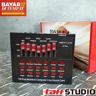 TaffSTUDIO Soundcard V8 Plus V8s V8-S V8-U bluetooth Digital Audio Microphone Support 12 Sound Card 