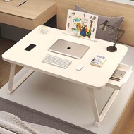meja meja gaming meja belajar Laptop Desk Bed Study Table Small Table Foldable Dormitory Handy Tool 