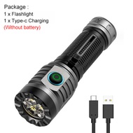 Asafee CS-R2107 XHP360 LED 2500LM Outdoor Flashlight SOS Light Tactical Lamp Rechargeable IPX4 Water