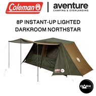 (READY STOCK) Coleman Instant Up 8P Lighted Northstar Darkroom Camping Tent with REMOVABLE DIVIDER. 