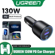 UGreen 130W PD Car Charger USB C-type Mobile Car Charger