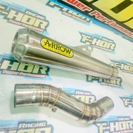 LOKAL Silencer Exhaust ARROW Slip On Pipe Exhaust CBR150R CB150R NINJA250 R25 MT25 CBR250R CBR LOCAL