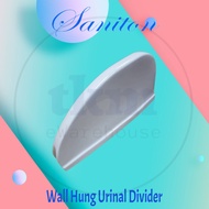 SANITON WALL HUNG URINAL DIVIDER / CERAMIC URINAL DIVIDER / WALL MOUNTED TYPE / WALL HUNG TYPE / URINAL DIVIDER (WHITE)