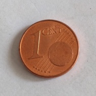 Uang koin jadul 1 cent Euro