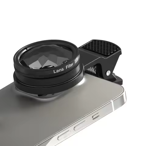 KnightX 37mm Phone holder clip CPL Neutral Density Prism filter ND Macro Lens kit Mobile Lenses For 