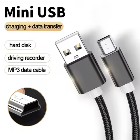 Mini USB Cable Mini USB To USB Fast Charging Data Cable for MP4 Driving Recorder Car DVR GPS Digital