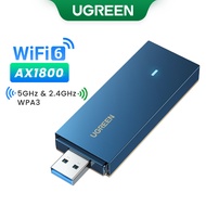 UGREEN WiFi6 Network Card AX1800 WiFi Adapter USB3.0 5G&amp;2.4G Dual-band USB WiFi for PC Laptop Wifi Antenna USB Ethernet Receiver